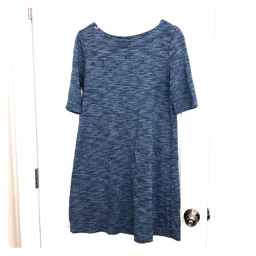 Light blue maternity dress